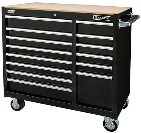 Tactix Steel Tool Cabinet 14 drawer 102cm