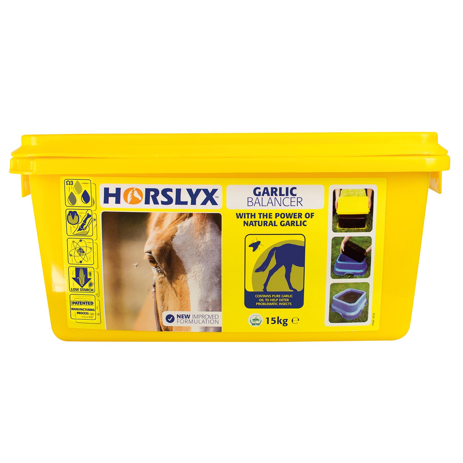 Horslyx Garlic Bloc à Lécher Pour Chevaux - 5 Kg, à L'ail Naturel, Réduit L'attrait Des Insectes
