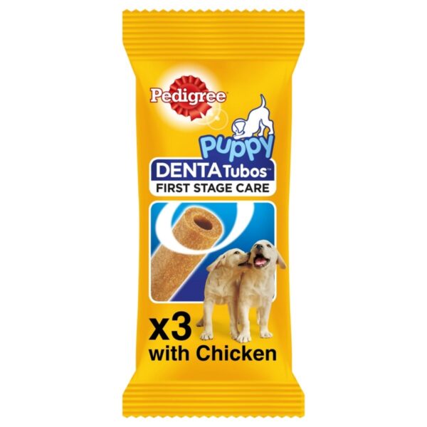 Pedigree Puppy Denta Tubos Dog Treats - 3 Pack | Torne Valley