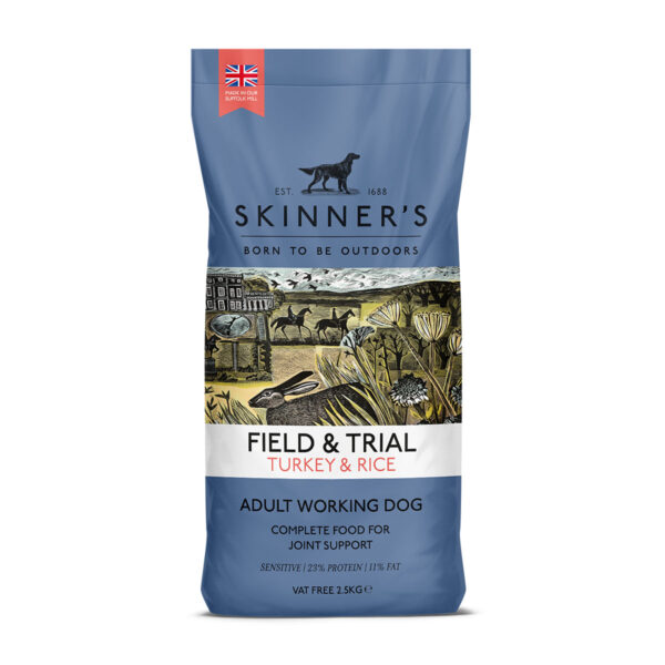 Skinner's Field & Trial Turkey & Rice (+ Joint Aid) 2.5KG | Torne Valley