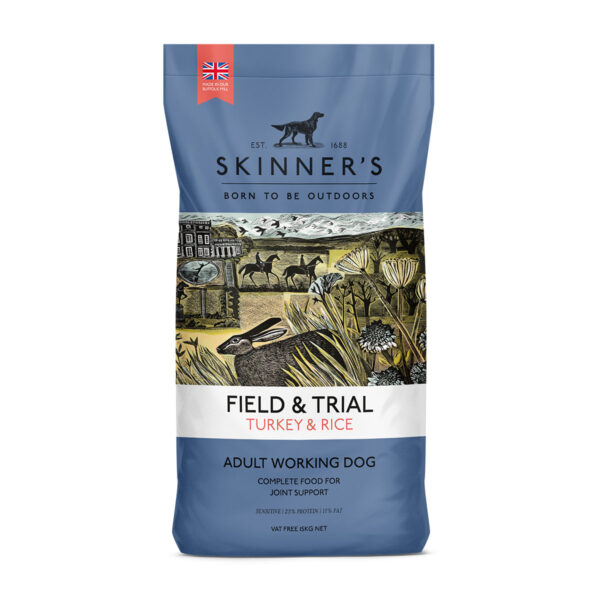 Skinner's Field & Trial Turkey & Rice (+ Joint Aid) 15KG | Torne Valley