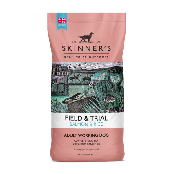 Skinner's Field & Trial Salmon And Rice 15KG | Torne Valley