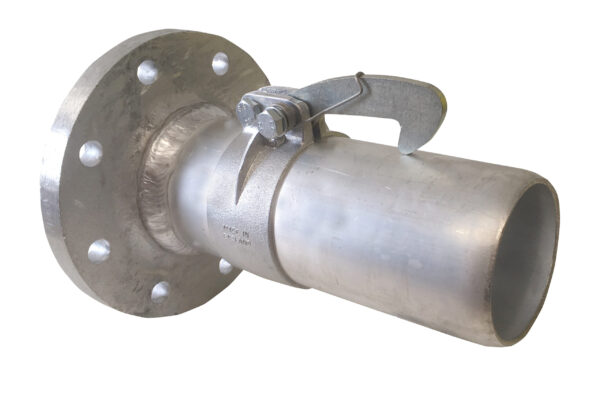 Wright Rain Flanged Coupler Male 5" x 125 | Torne Valley