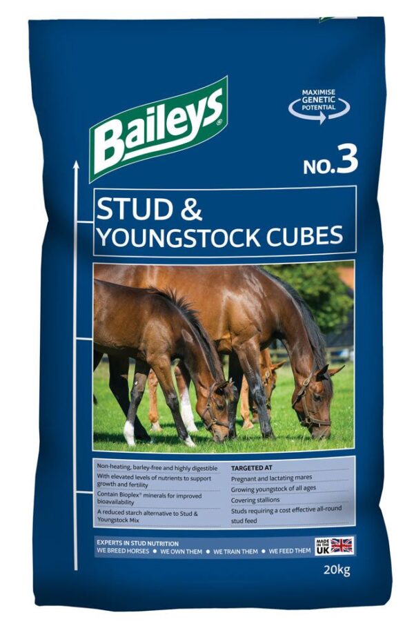 Baileys No.3 Stud Cubes 20KG | Torne Valley