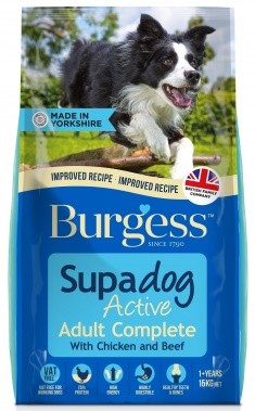 Burgess Supadog Active Dog with Chicken and Beef 15KG | Torne Valley