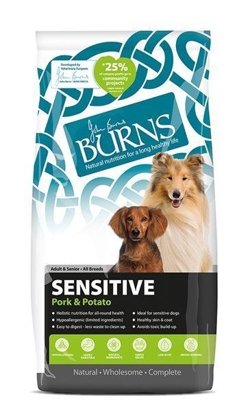 Burns Adult Sensitive Pork & Potato 6KG | Torne Valley