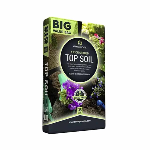 GROWMOOR Top Soil 35L | Torne Valley