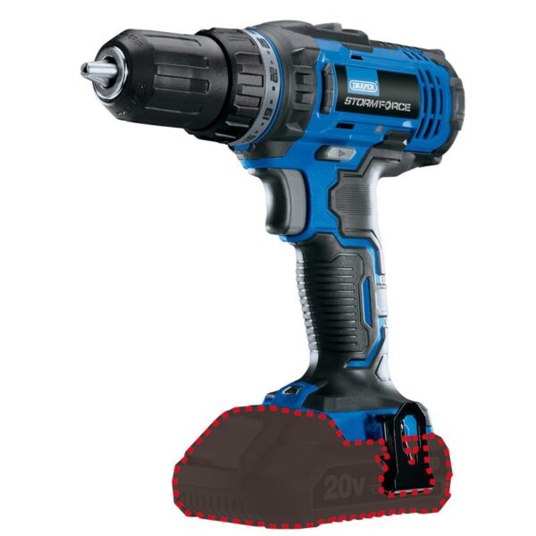 Draper Storm Force 20V Drill Driver - 89524 | Torne Valley
