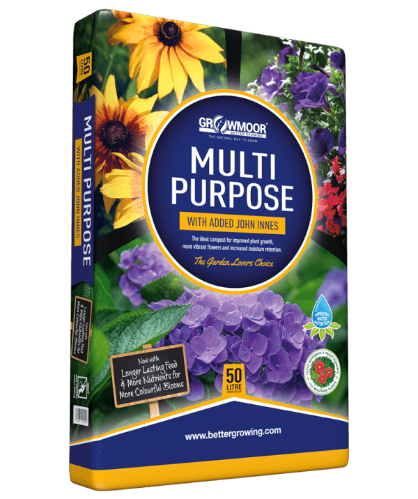 GROWMOOR Multi-Purpose Compost with John Innes 50L