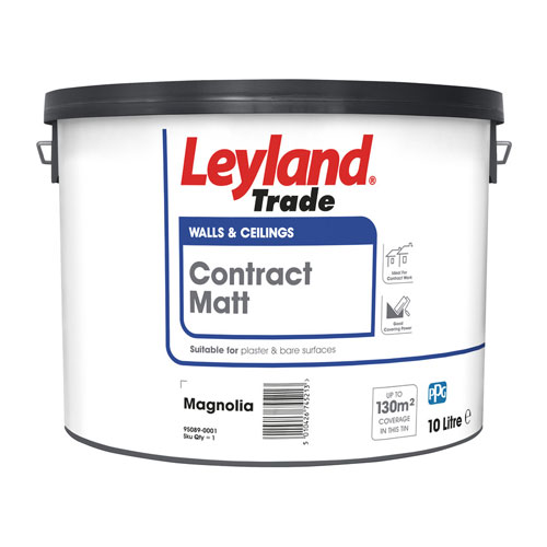 Leyland Trade Contract Matt Magnolia 10L | Torne Valley