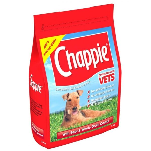 Chappie With Beef And Whole Grain Cereal 15KG | Torne Valley
