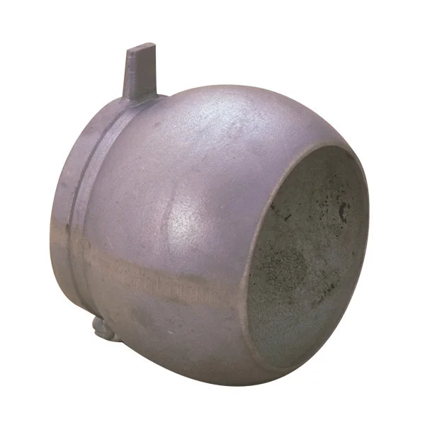 Aluminium Weld On Ends 6" Male - Ball Only