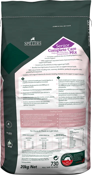 Spillers Senior Complete Care Mix 20KG - Image 3