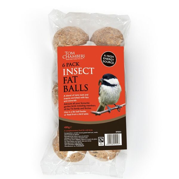 Tom Chambers Insect Fat Balls - 6 Pack | Torne Valley