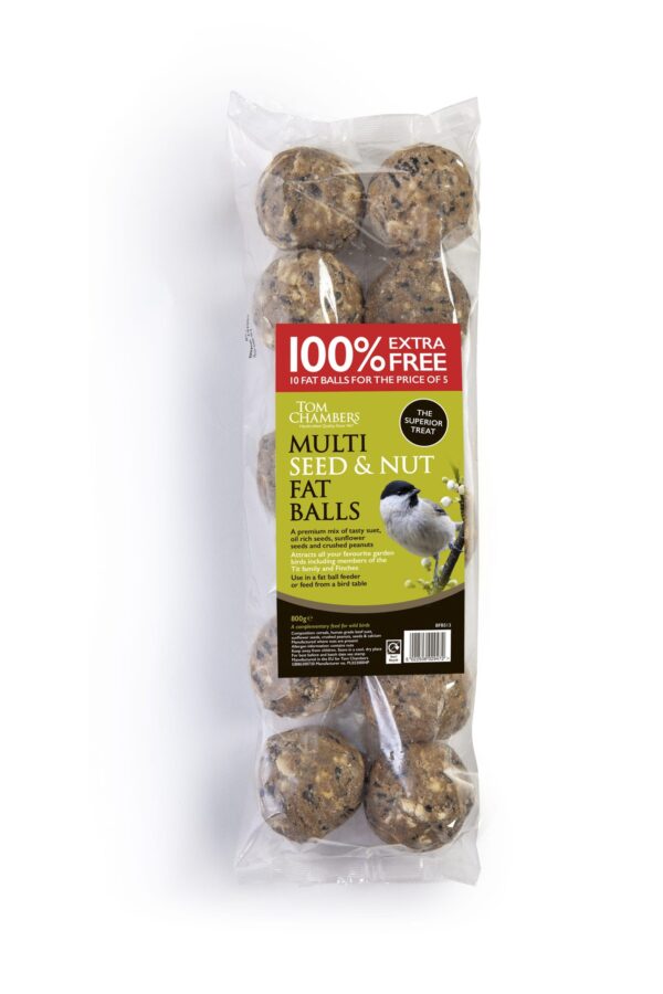 Tom Chambers Multi Seed and Nut Fat Balls - 10 Pack | Torne Valley