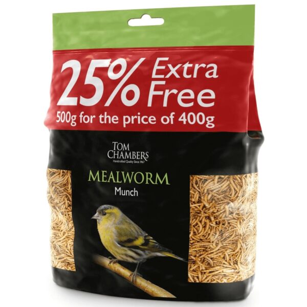 Tom Chambers Mealworm Munch 500G | Torne Valley