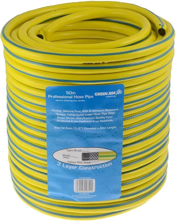 Green Jem Professional Hose Pipe 12.5mm x 50m