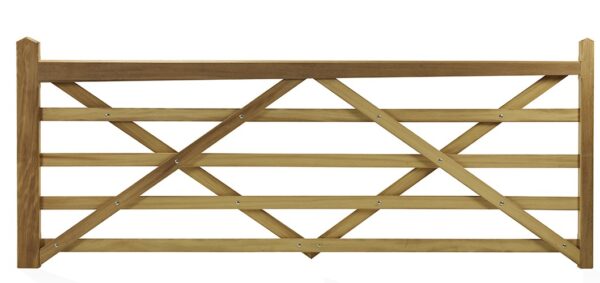 Wooden Gates Left hand 3ft - 14ft | Torne Valley