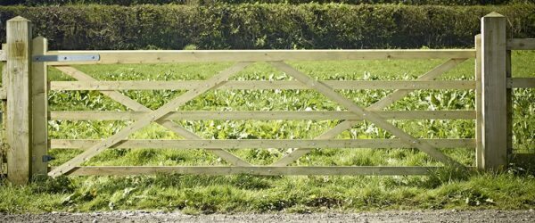 Wooden Gates Right hand 3ft - 14ft - Image 4