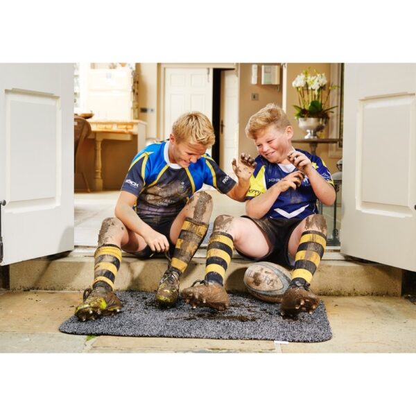 Hug Rug Plain Slate Eco Genetics Barrier Mat 50cm x 75cm | Torne Valley