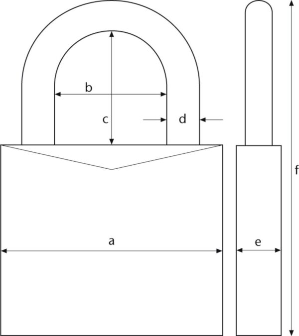 ABUS 180IB/50 Nautic Code Marine Brass Combination Lock | Torne Valley