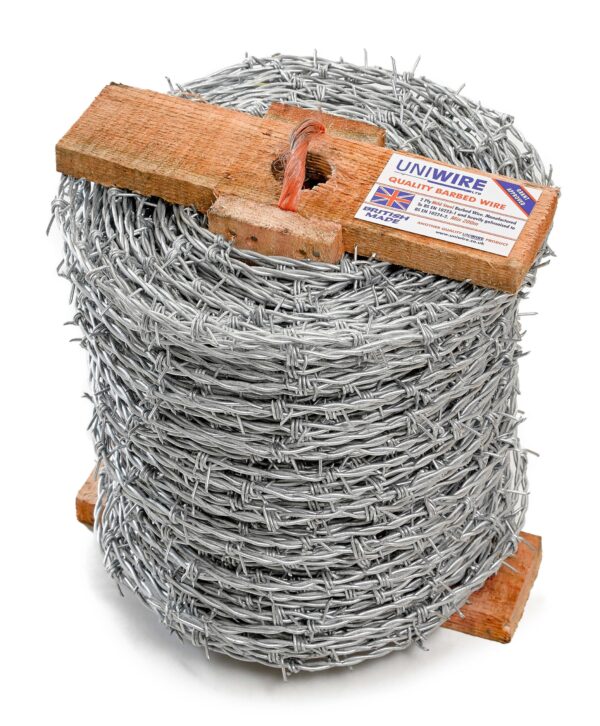 Uniwire Barbican Mild Steel Barbed Wire 2.5mm 200m Roll | Torne Valley