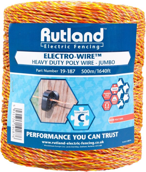 Rutland Jumbo Electro-Wire 500m/1640ft | Torne Valley