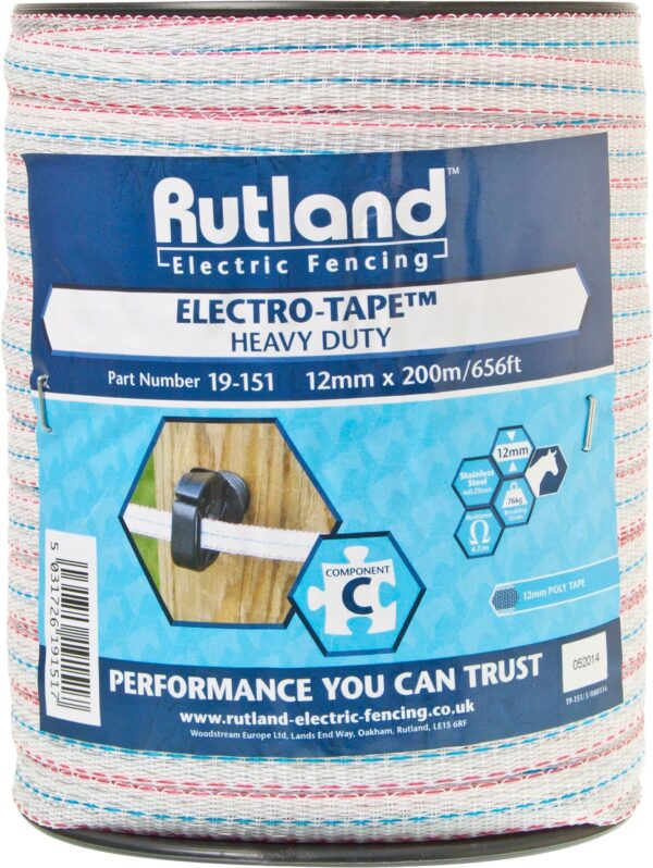 Rutland Electro-Tape 12mm x 200m