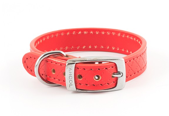 ANCOL Heritage Diamond Leather Dog Collar | Torne Valley