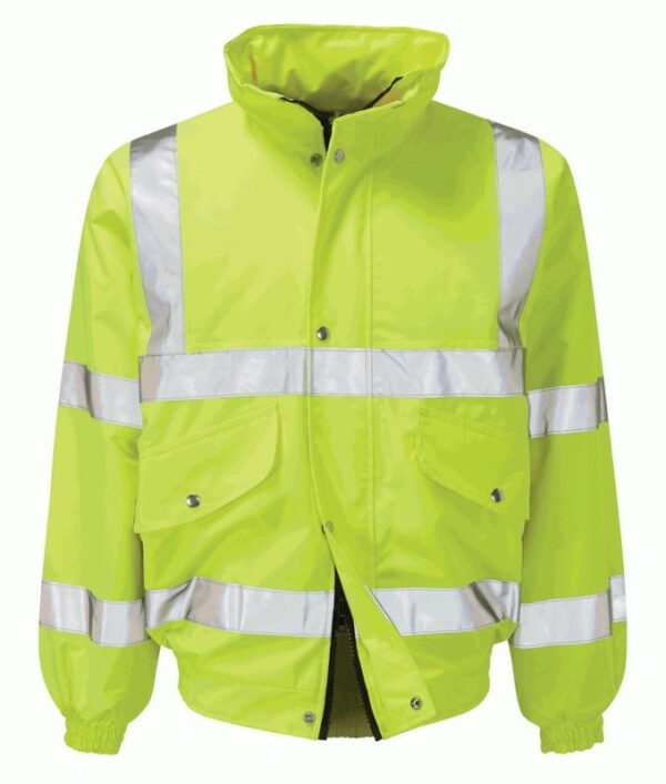 Valiant Hi-Vis Yellow Bomber Jacket - Yellow | Torne Valley