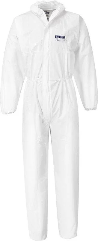 Portwest Microporous Disposable Coverall Overall White