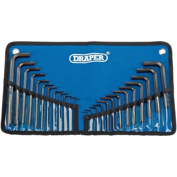 Draper Metric/Imperial Combined Hexagon Key Set (25 Piece) - 33892 | Torne Valley