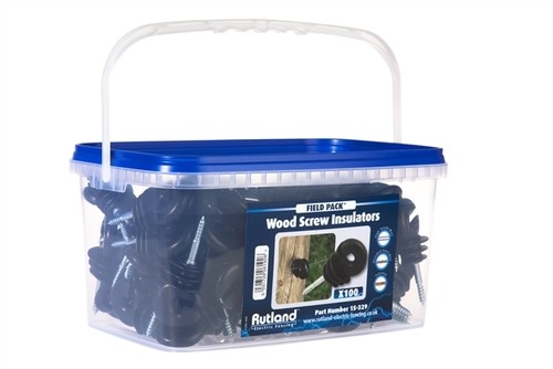 Rutland Wood Post Screw Insulator (Tub of 100) | Torne Valley