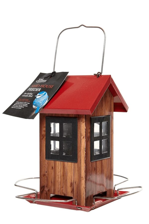Tom Chambers Seed House Feeder (Red) | Torne Valley