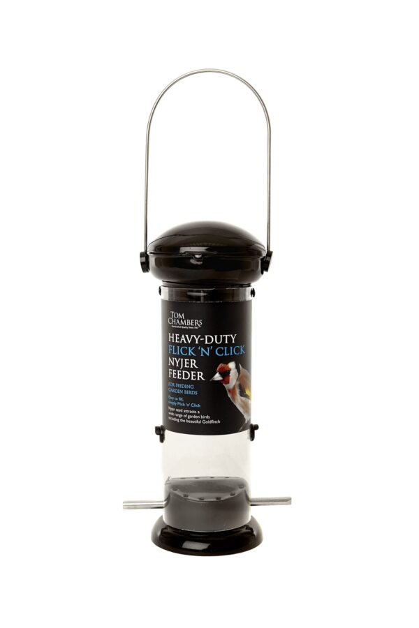 Tom Chambers Heavy-Duty Flick 'n' Click Nyjer Feeder | Torne Valley