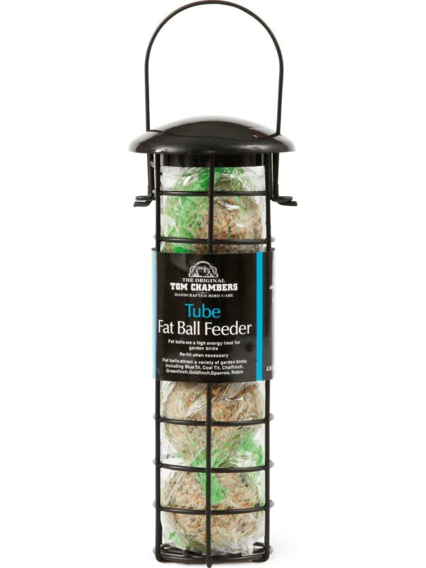 Tom Chambers Tube Fat Ball Feeder + 4 Fat Balls | Torne Valley