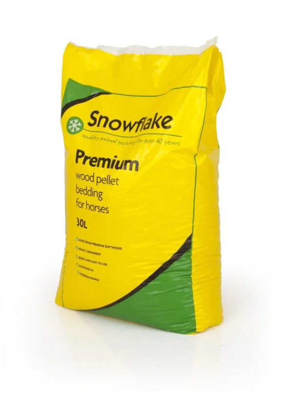Snowflake Premium Equine Wood Pellets 30L
