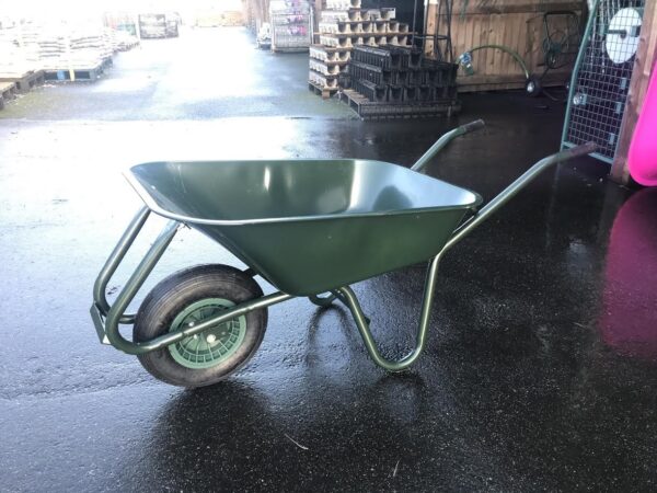 Steel Wheelbarrow with Single Wheel 95L - Image 3