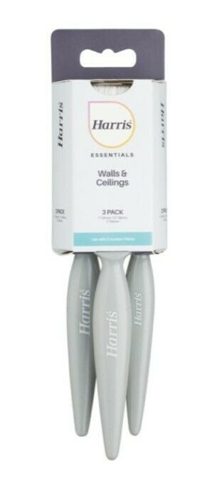 Harris Essentials Walls & Ceilings 3 Pack Brushes | Torne Valley