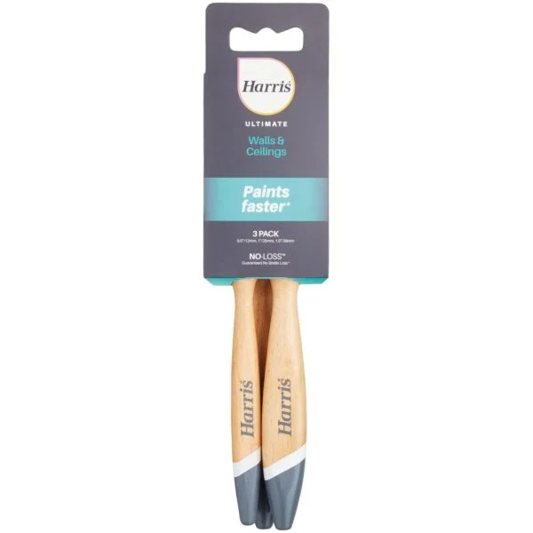 Harris 3 Pack Ultimate Wall Paint Brush | Torne Valley