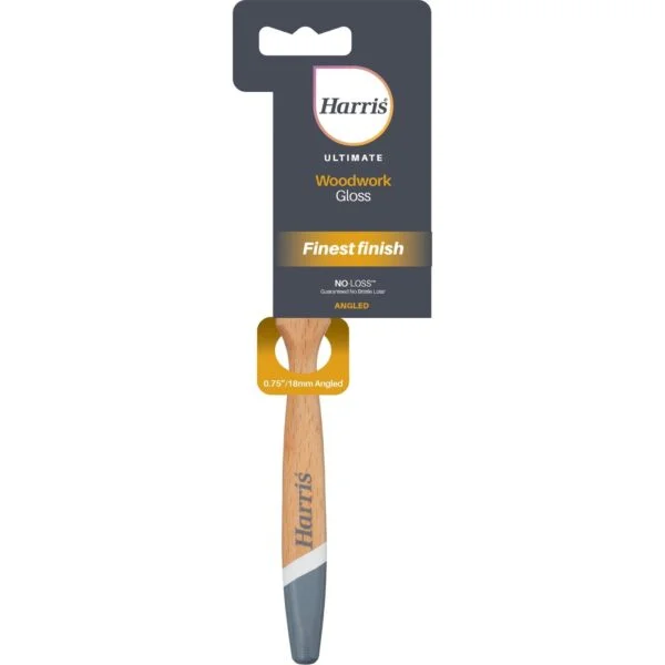 Harris 0.75" Ultimate Woodwork Gloss Angled Paint Brush