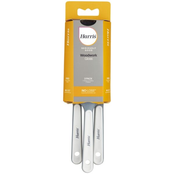 Harris 3 Pack Woodwork Gloss Paint Brush | Torne Valley