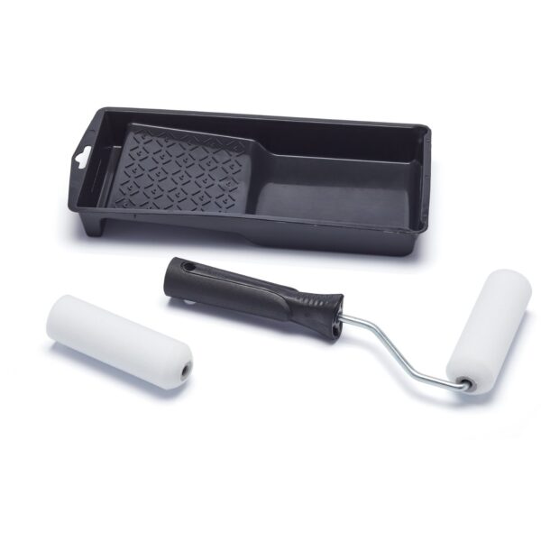 Harris Essentials Mini Roller Set 4" With 2 Sleeves - Image 3