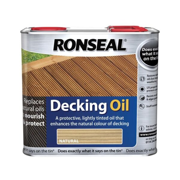 Ronseal Decking Oil Natural 2.5L | Torne Valley