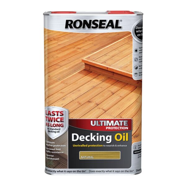 Ronseal Ultimate Decking Oil Natural 5L | Torne Valley