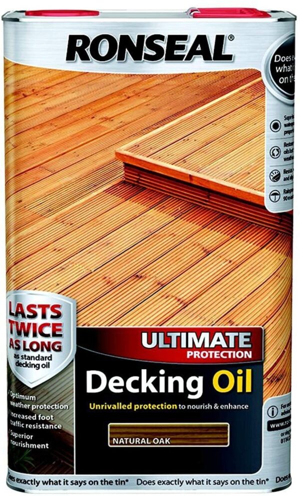 Ronseal Ultimate Decking Oil Natural Oak 5L | Torne Valley