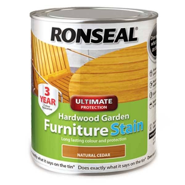 Ronseal Ultimate Garden Furniture Stain Natural Cedar 750ml | Torne Valley