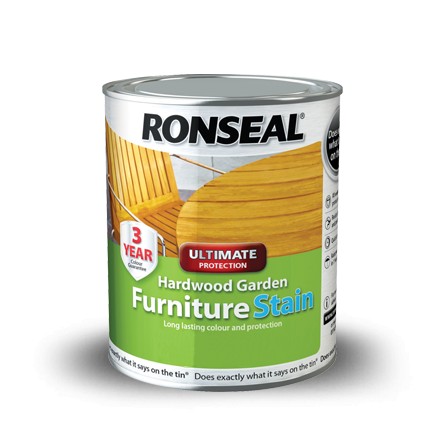 Ronseal Ultimate Garden Furniture Stain Clear Natural Matt 750ml | Torne Valley