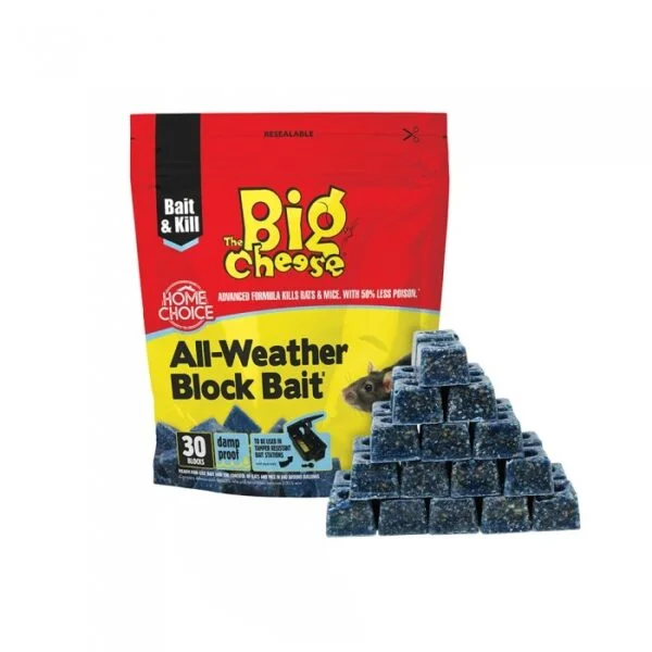 The Big Cheese All Weather Block Bait - 30 Pack
