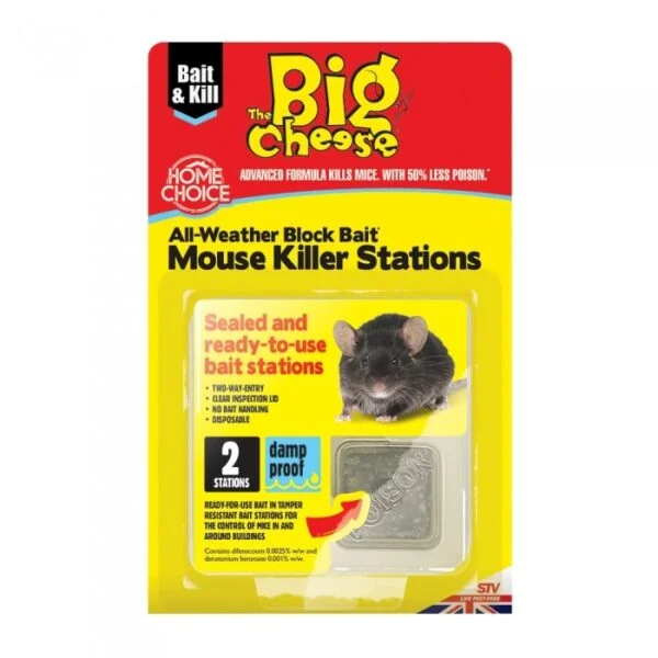 The Big Cheese Rodent Bait Station - 2 Pack